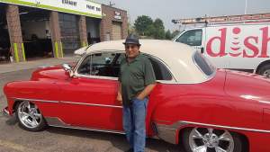 The owner of the '54 Classic Chevy Deluxe