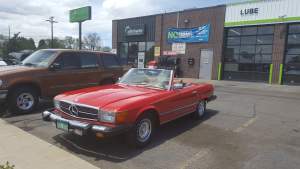 Pretty 'Benz convertible