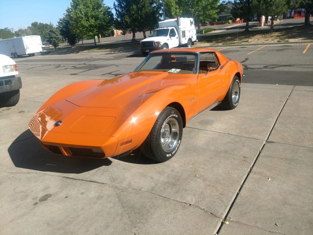 Little Orange Corvette